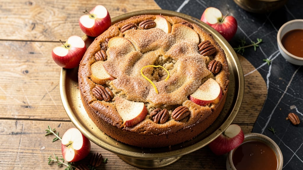 Apple Cinnamon Nut Cake Recipe: Warm Spiced Layers with Buttery Streusel Hug