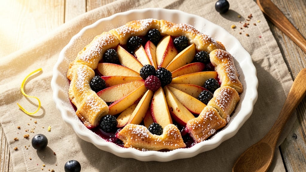 Apple and Blackberry Turnovers Recipe: Flaky Layers with Spiced Fruit Filling