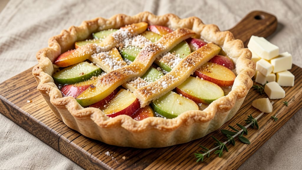 10-Minute Apple Pie Recipe: Spiced Streusel Top That Shatters Like Crust