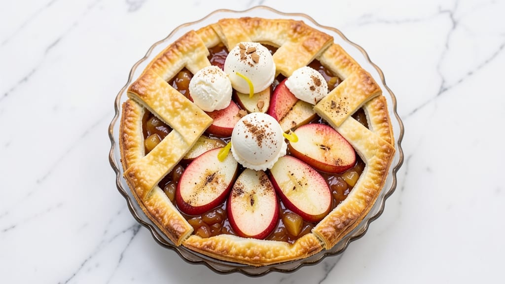 Apple Charlotte Pie Recipe: Layers of Cinnamon-Spiced Apples and Vanilla Cream