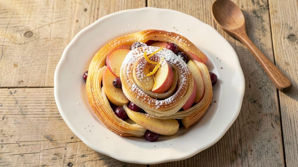 Apple and Berry Strudel Recipe: Flaky Layers Hugging Tart Fruit Filling