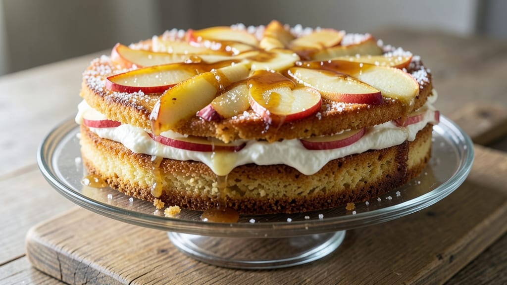 Apple Cake Recipe With Box Cake Mix: Spiced Apple Layers and Cream Cheese Frosting Fusion