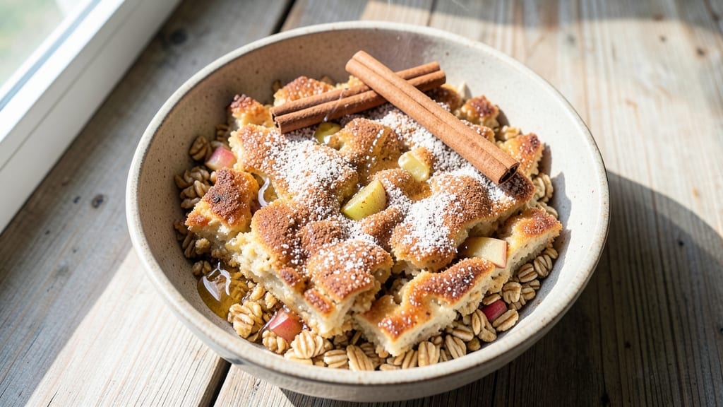 Apple and Cinnamon Flapjack Recipe: Warm Spiced Apple Oats With Buttery Crust