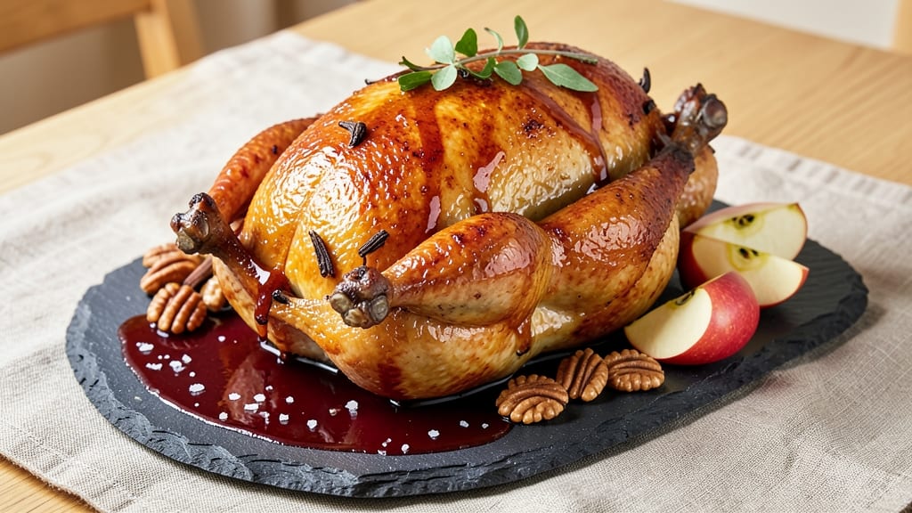 Apple Cider Roast Turkey Recipe: Spiced Apple Glaze for Crispy, Juicy Perfection