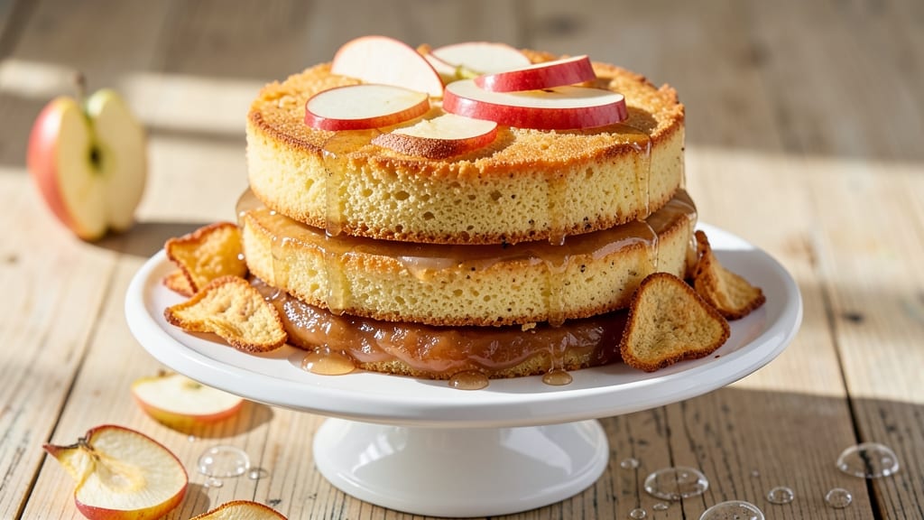 Apple Champagne Cake Recipe: Bubbly Vanilla Layers with Sparkling Glaze