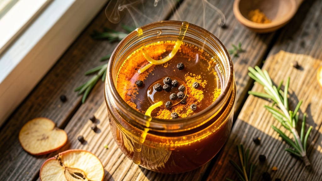 Apple Cider Vinegar, Turmeric, Ginger, and Pepper Recipe: Golden Anti-Inflammatory Elixir