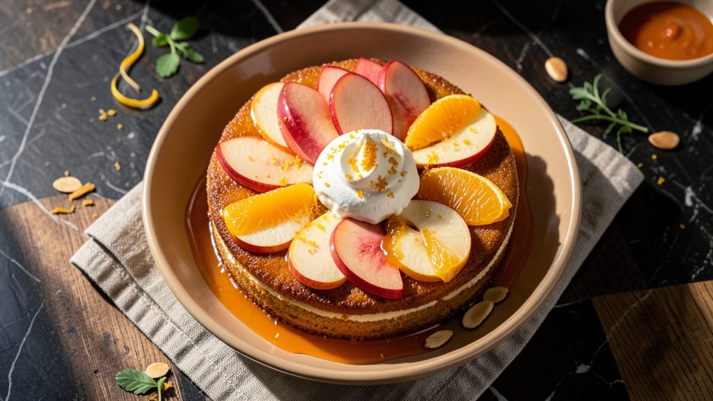 Apple and Orange Cake Recipe: Zesty Citrus Layers with Moist Crumb
