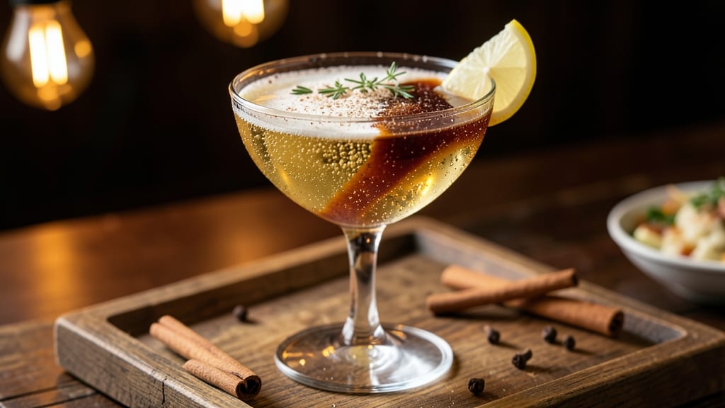 Apple Cider Champagne Cocktail Recipe: Effervescent Spice and Bubbly Bliss