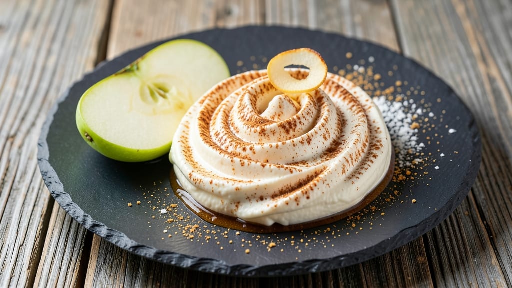 Apple Cinnamon Cream Cheese Recipe: Warm Spiced Apple Streusel Over Silky Swirls