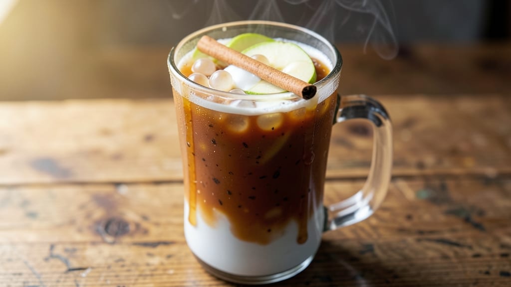 Apple Bubble Tea Recipe: Creamy Tapioca Pearl Delight With Spiced Apple Swirl
