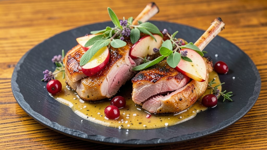 Apple Cranberry Stuffed Pork Chops Recipe: Sweet-Savory Filling That Stays Put
