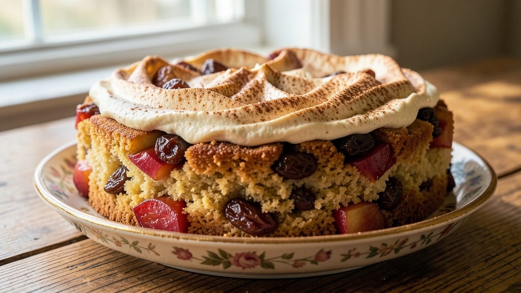 Apple Cinnamon Raisin Cake Recipe: Warm Spiced Layers with Buttery Streusel Hugs