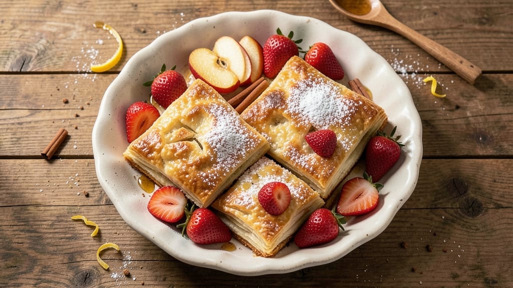 Apple and Strawberry Puff Pastry Recipe: Buttery Layers with Sweet-Tart Filling