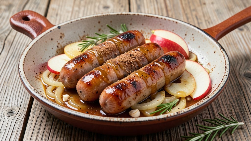 Apple Cider Brats Recipe: Spiced Grilled Sausage with Caramelized Apple Glaze