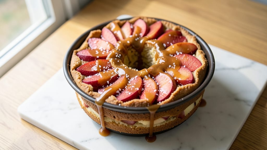 Apple Birthday Cake Recipe: Caramelized Apple Streusel With Vanilla Buttercream Frosting