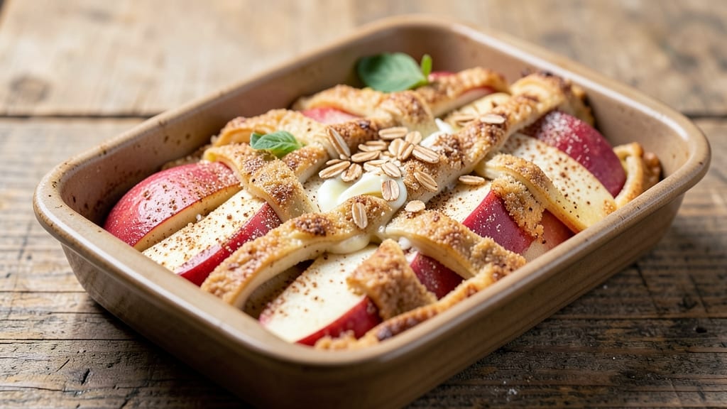 Apple Cinnamon Slice Ingredients Recipe: Buttery Streusel Hugs Warm Apple Layers