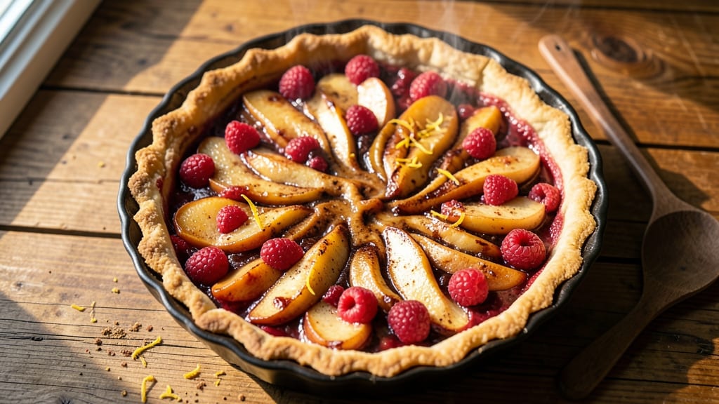 Apple and Raspberry Pie Recipe UK: Tart British Fruit Filling With Buttery Pastry Layers