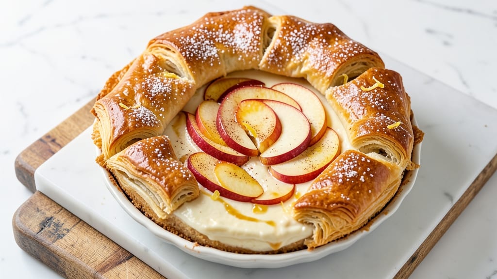 Apple Cheesecake Puff Pastry Recipe: Buttery Layers with Caramelized Apple Filling