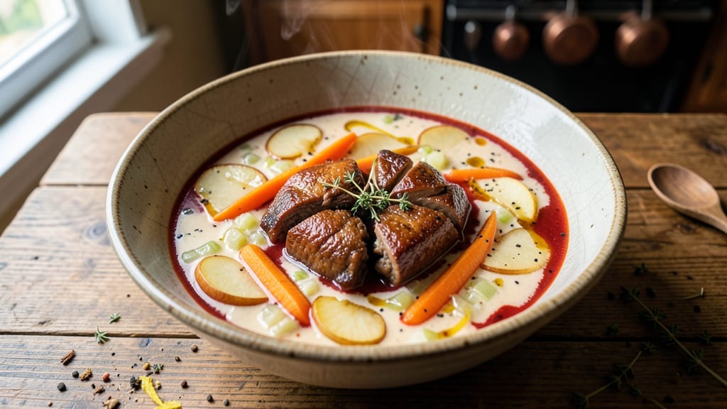 Apple Carrot Beef Rib Soup Recipe: Deep-Rich Broth With Meat That Falls Apart