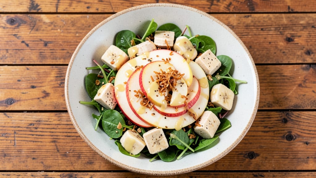 Apple and Banana Salad Recipe: Tropical Brightness With Creamy Citrus Dressing