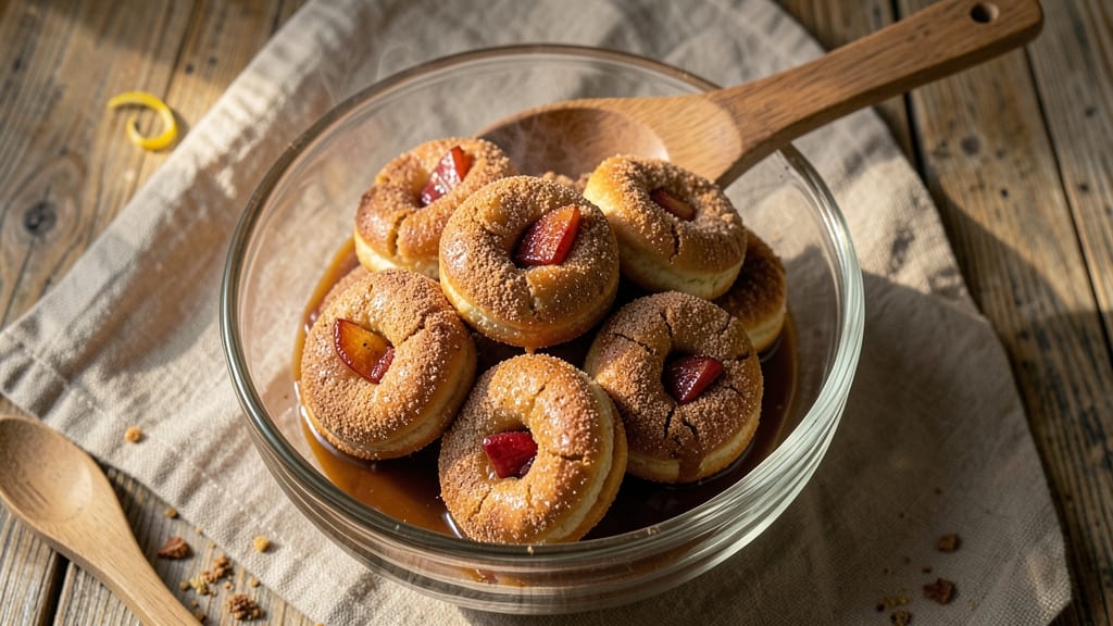 Apple Cinnamon Donuts TikTok Recipe: Glazed Crunch With Minimal Mixing