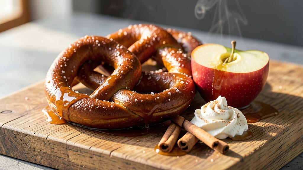 Apple Cinnamon Pretzel Recipe: Warm Spiced Twists With Caramel Drizzle