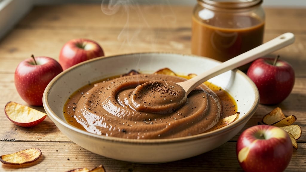 Apple Butter Recipe Slow Cooker No Peel: Spiced Apple Sauce With Zero Prep