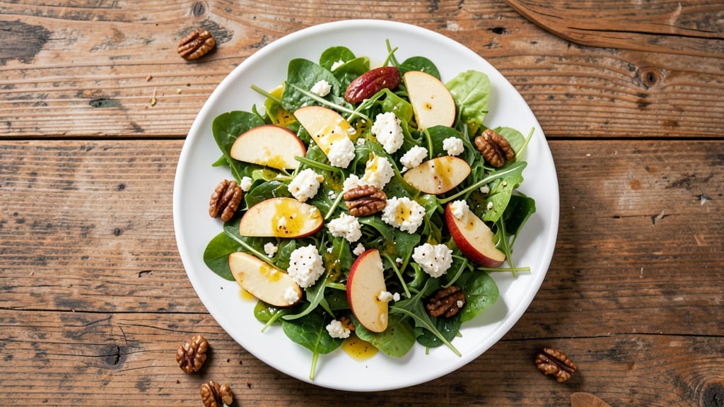 Apple And Goat Cheese Salad Recipe: Sweet-Tart Balance With Herbed Vinaigrette