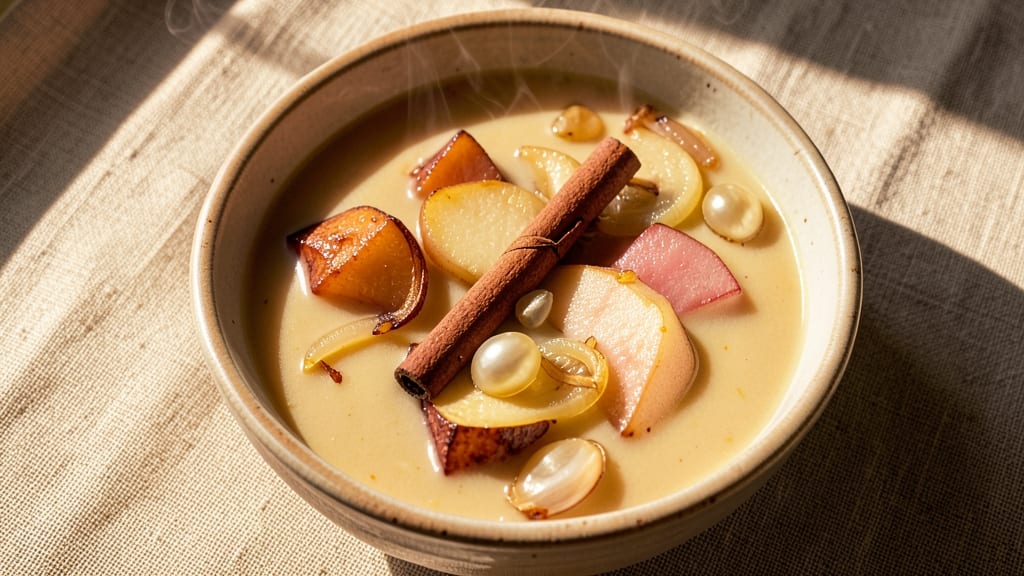 Apple And Pear Soup Recipe: Spiced Autumnal Blend With Cinnamon-Kissed Depth