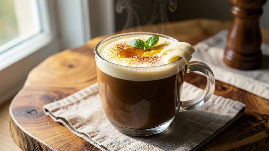 Apple Cider Vinegar Coffee Turmeric Banana Recipe: Golden Spiced Wake-Up Elixir
