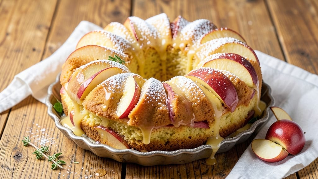 Apple Cake Recipe Using Cake Mix and Fresh Apples: Warm Spiced Streusel Over Juicy Apple Layers