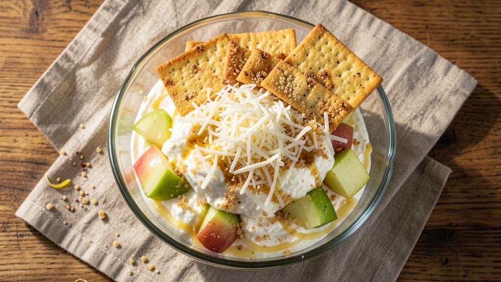 Apple Cheese Ball Recipe: Crispy Breadcrumb Crown Over Warm Apple-Cheddar Pulls