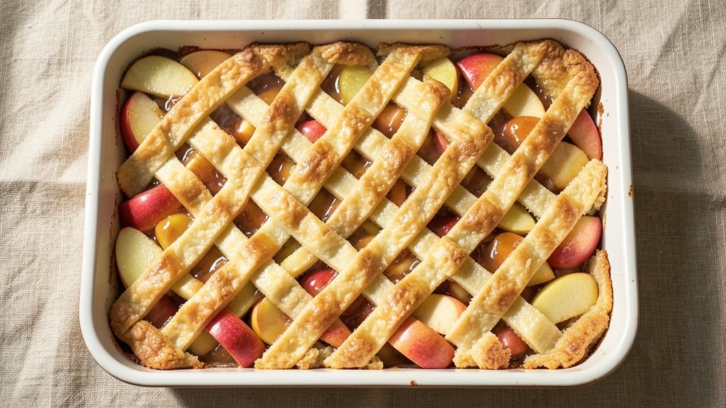 Apple Cobbler Recipe 9x13 Pan: Warm Spiced Streusel Hugs Juicy Apple Filling
