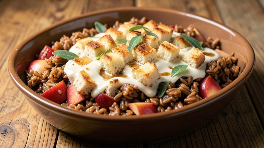 Apple and Wild Rice Stuffing Recipe: Herb-Infused Warmth for Holiday Tables