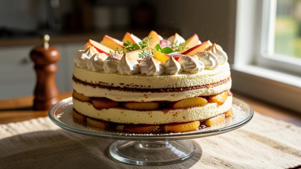 Apple Chiffon Cake Recipe: Light-as-Air Layers with Buttery Streusel Hug