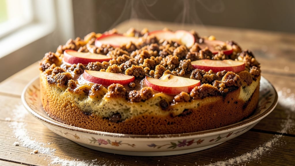 Apple Coffee Cake Recipe: Buttery Streusel Hugs Moist Apple Layers
