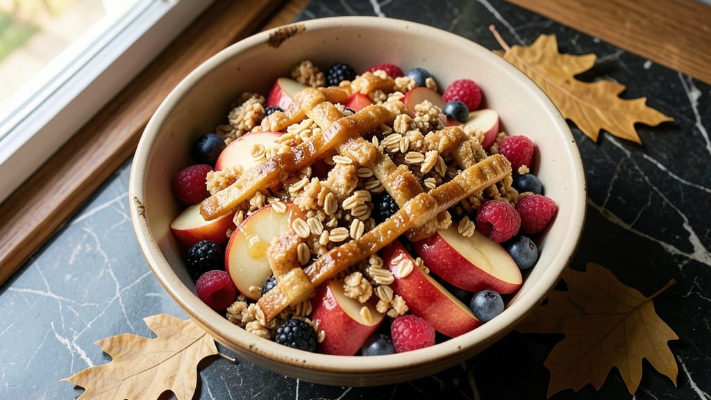 Apple and Mixed Berry Crumble Recipe: Warm Spiced Fruit with Buttery Crunch Top