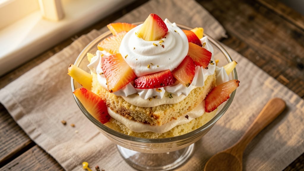Angel Food Cake, Pineapple, and Cool Whip Pudding Recipe: Tropical Layers in Minutes