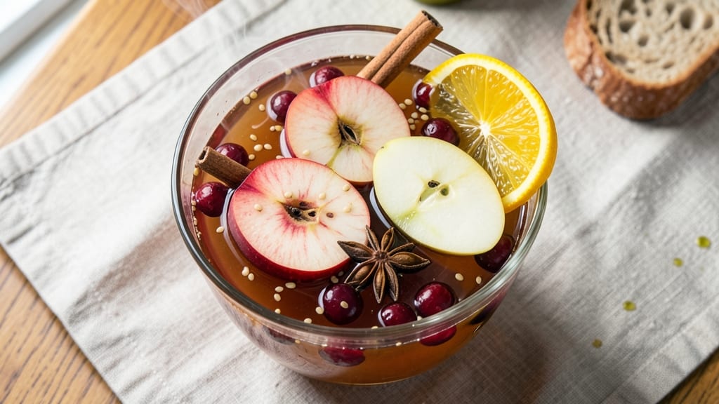 Apple Cider Sangria Recipe With Vodka: Autumn Spice and Boozy Brightness in Glasses