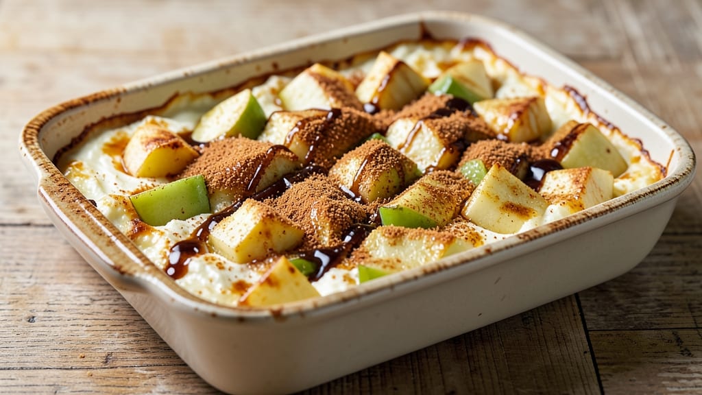 Apple Cinnamon Cottage Cheese Breakfast Bake Recipe: Warm Spiced Layers With Buttery Crisp Top