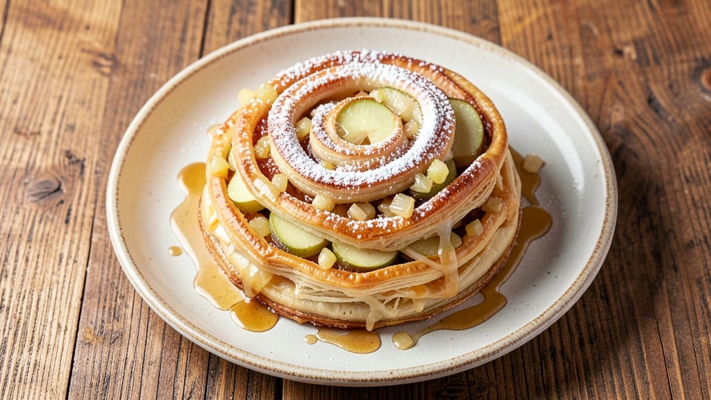 Apple Cheese Strudel Recipe: Warm Spiced Apple Layers Between Flaky Pastry