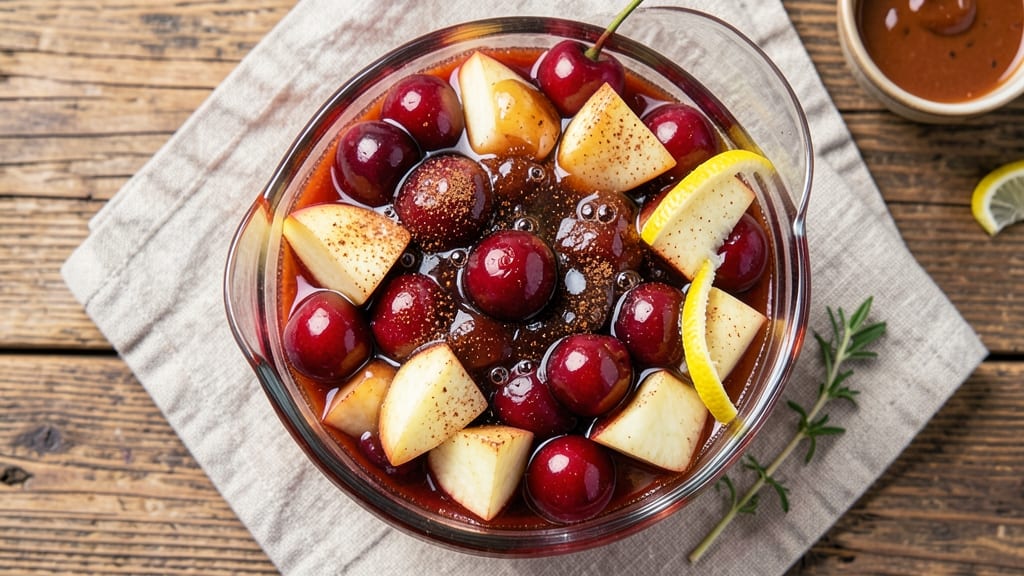 Apple Cherry Jam Recipe: Spiced Fruit Fusion in 30 Minutes
