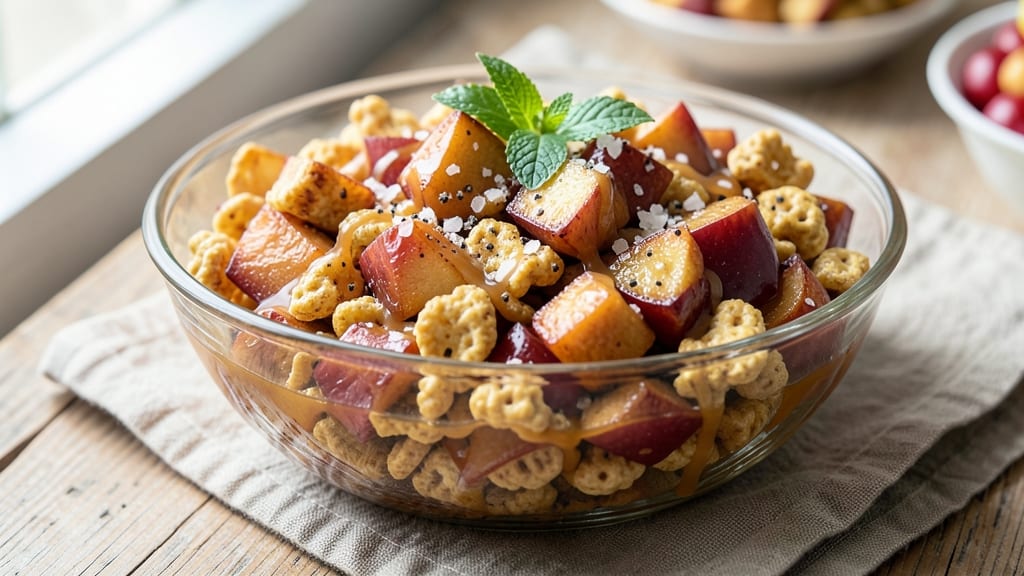 Apple Chex Mix Recipe: Caramelized Apple Crunch With Warm Cinnamon Swirl
