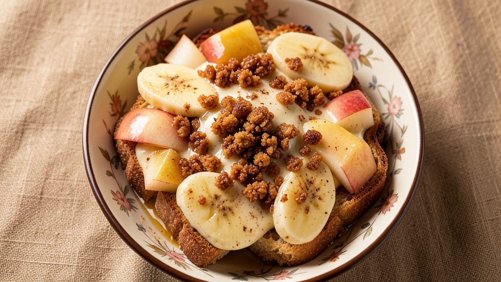 Apple Banana Bread Pudding Recipe: Warm Spiced Layers With Gooey Fruit Streaks