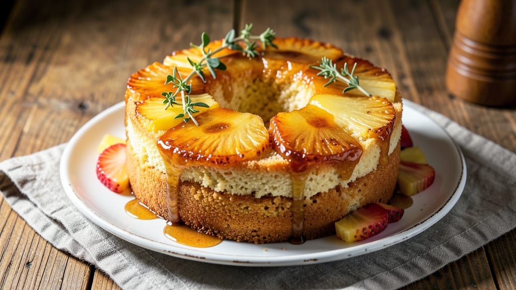 America's Test Kitchen Pineapple Upside Down Cake Recipe: Caramelized Pineapple Rings and Buttery Streusel Top