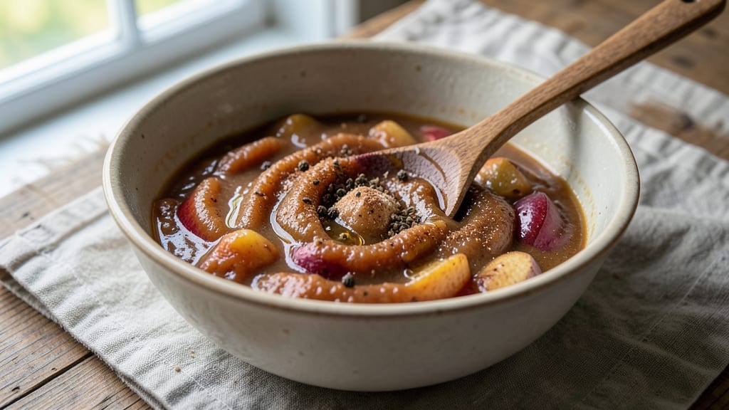 Apple Butter Recipe Crockpot No Peeling: Crockpot Caramelized Spice in 3 Hours