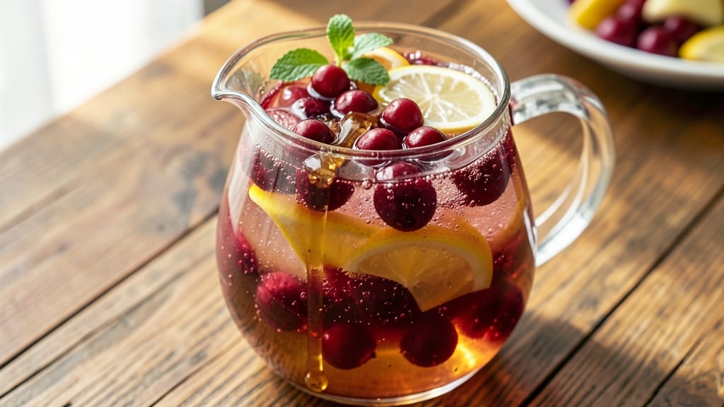 Apple Cranberry Refresher Recipe: Chilled Sparkle With Tart-Sweet Balance