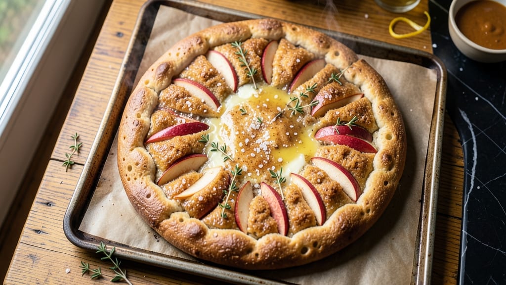 Apple Cinnamon Sourdough Focaccia Recipe: Warm Streusel Swirls and Buttery Crust Bites