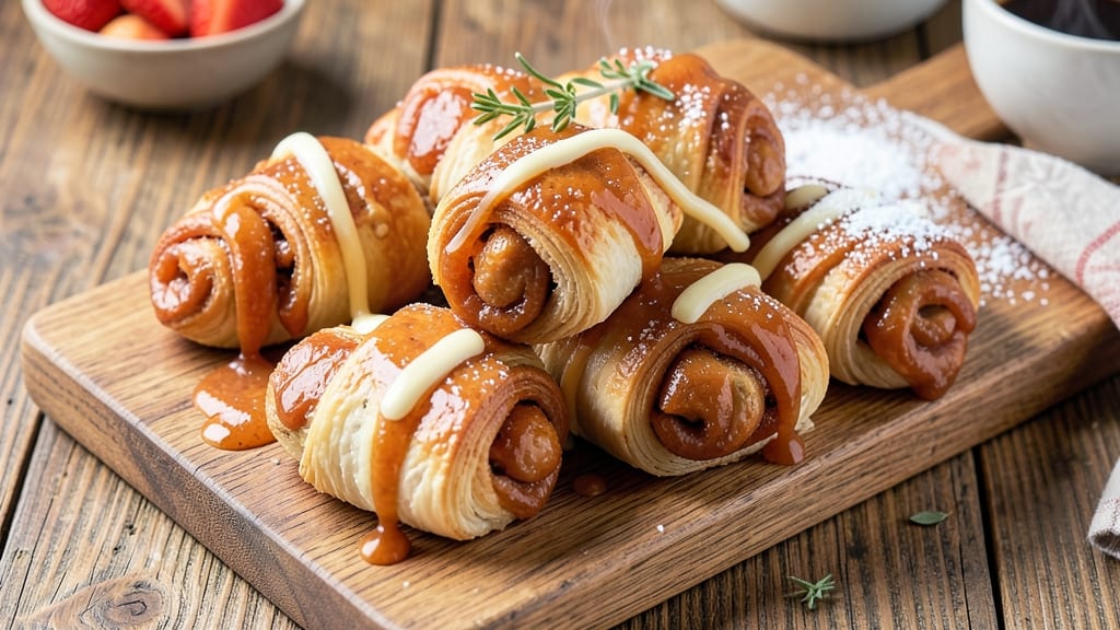 Apple Butter Crescent Rolls Recipe: Warm Spiced Apple Filling Between Flaky Layers