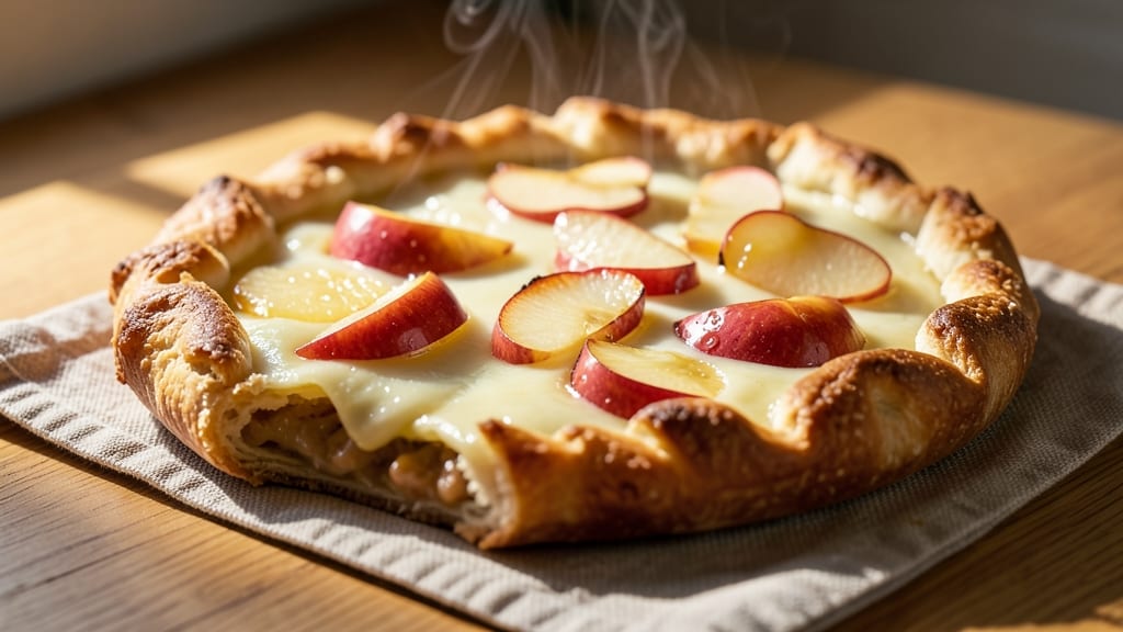Apple Cheddar Galette Recipe: Flaky Crust Encases Sweet-Tart Apple Cheddar Rivers